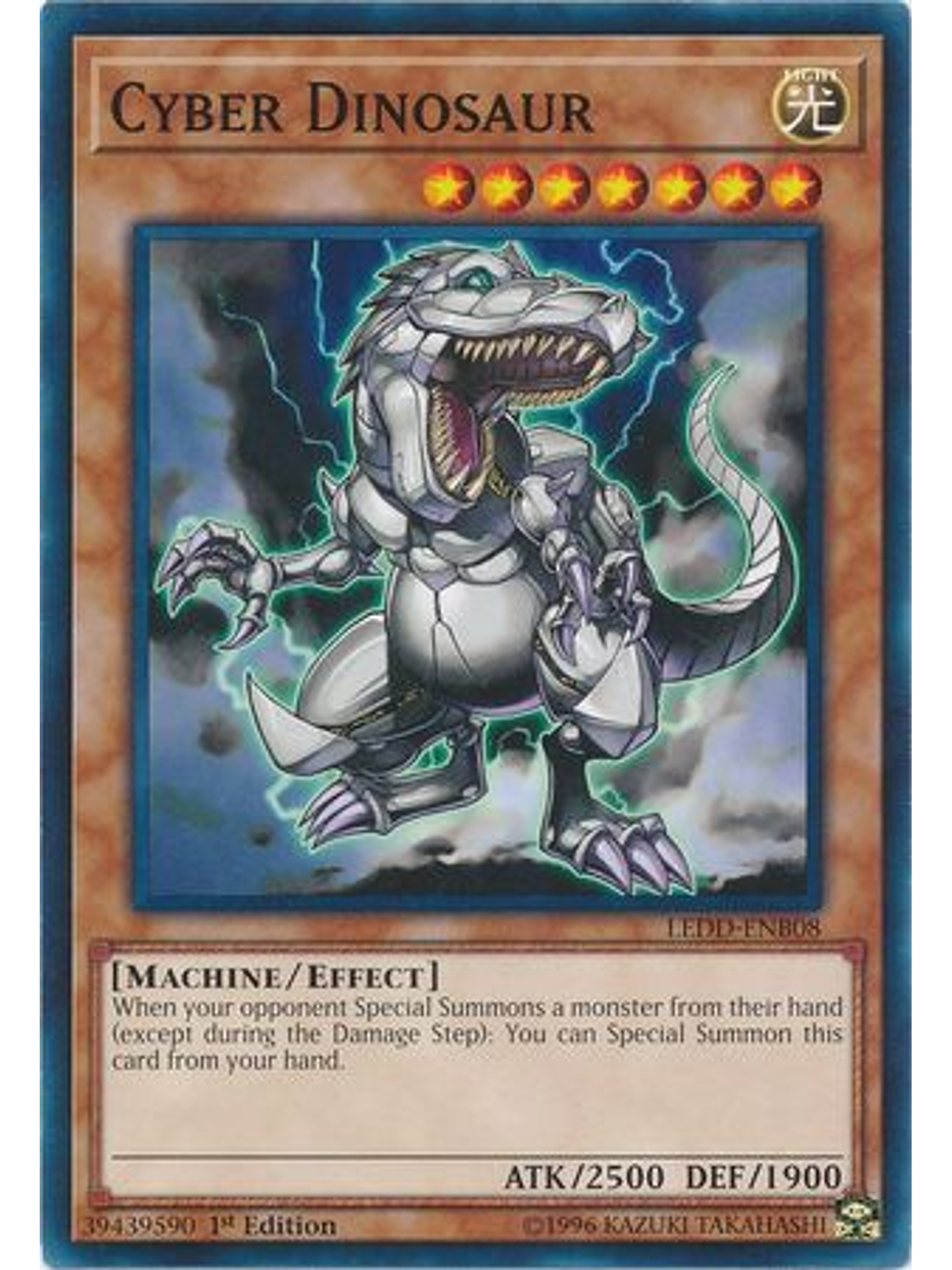 Cyber Dinosaur - LEDD-ENB08 - Common 1st Edition 1