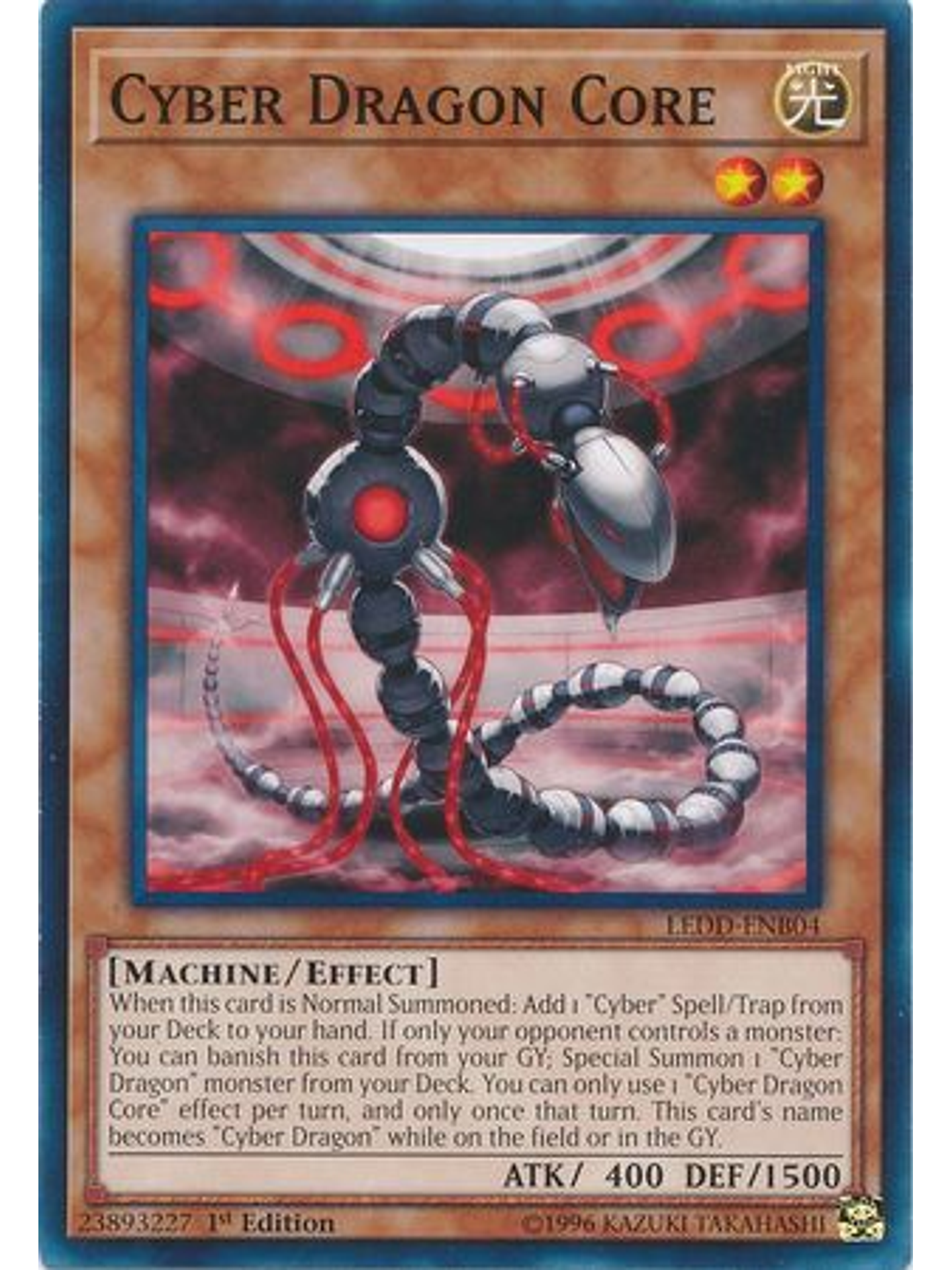 Cyber Dragon Core - LEDD-ENB04 - Common 1st Edition 1
