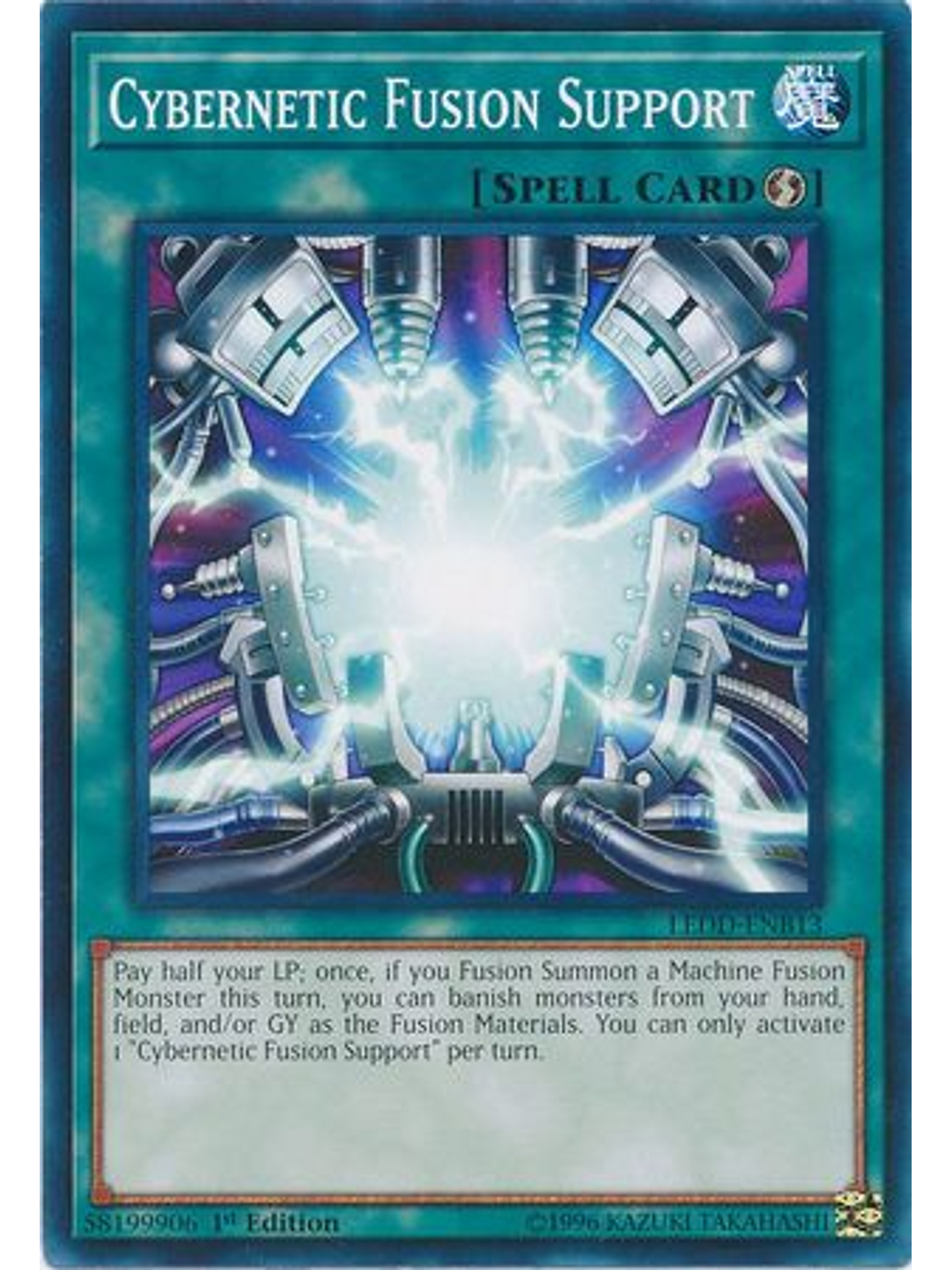 Cybernetic Fusion Support - LEDD-ENB13 - Common 1st Edition 1