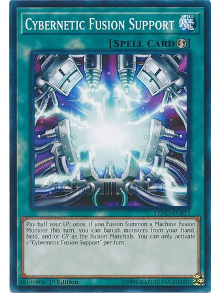 Cybernetic Fusion Support - LEDD-ENB13 - Common 1st Edition 1