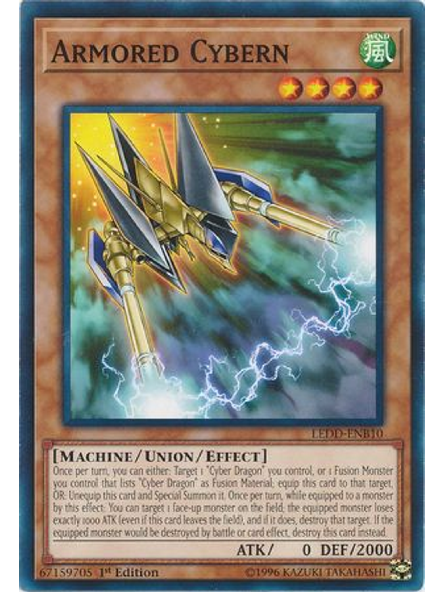 Armored Cybern - LEDD-ENB10 - Common 1st Edition 1