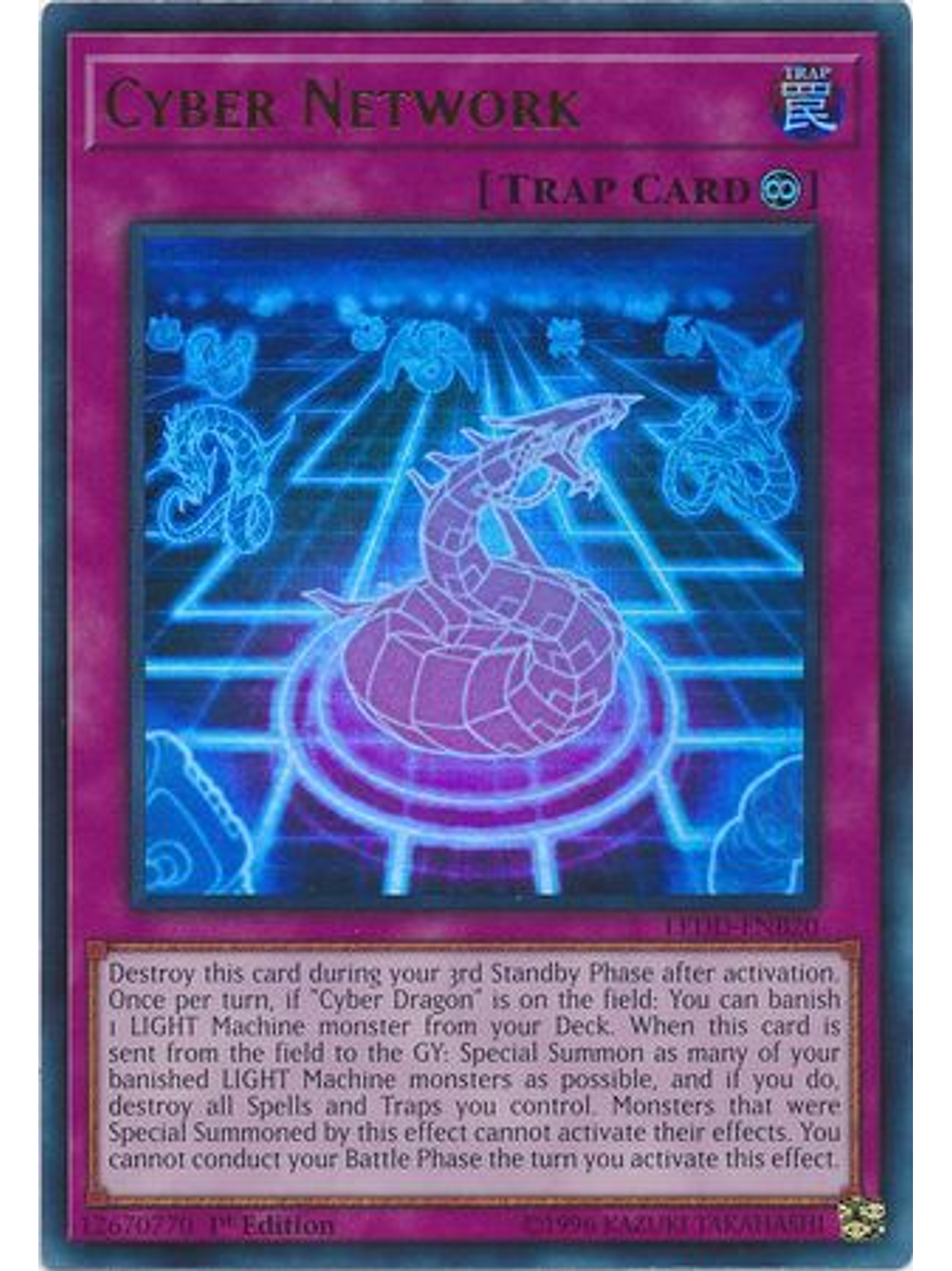 Cyber Network - LEDD-ENB20 - Ultra Rare 1st Edition 1