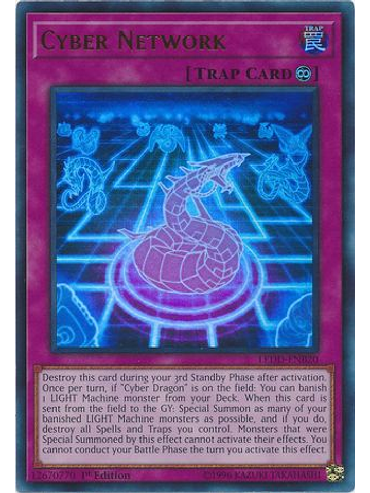 Cyber Network - LEDD-ENB20 - Ultra Rare 1st Edition 1