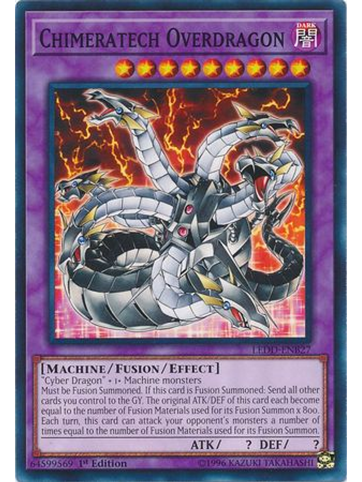 Chimeratech Overdragon - LEDD-ENB27 - Common 1st Edition 1