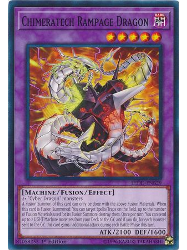 Chimeratech Rampage Dragon - LEDD-ENB29 - Common 1st Edition 1