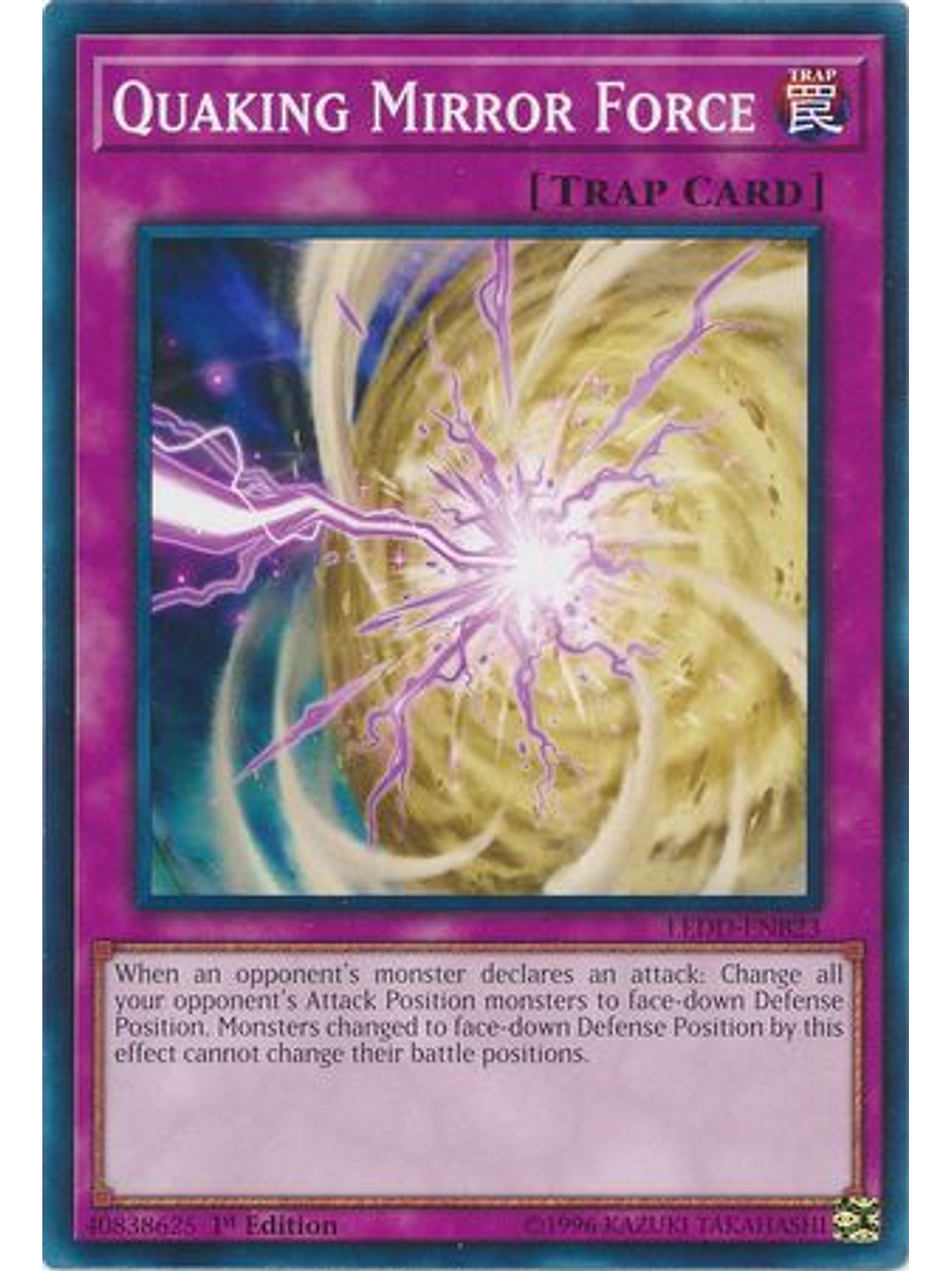 Quaking Mirror Force - LEDD-ENB23 - Common 1st Edition 1