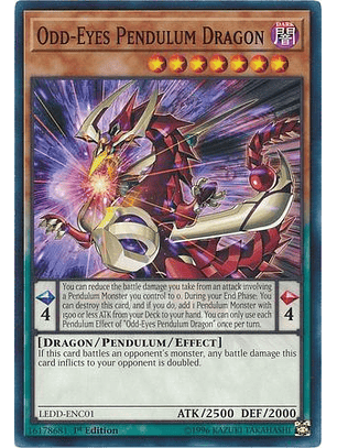 Odd-Eyes Pendulum Dragon - LEDD-ENC01 - Common 1st Edition