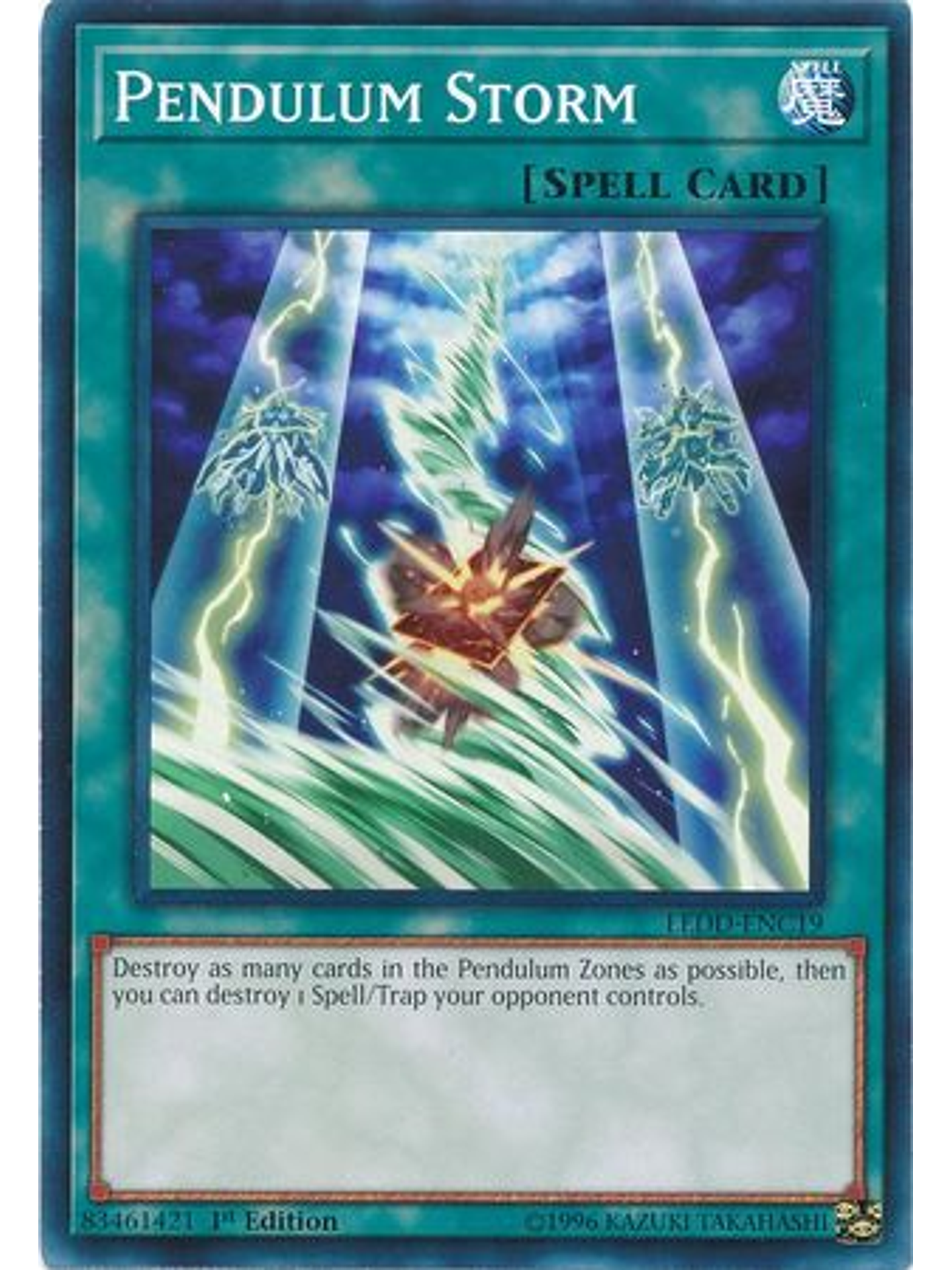 Pendulum Storm - LEDD-ENC19 - Common 1st Edition 1