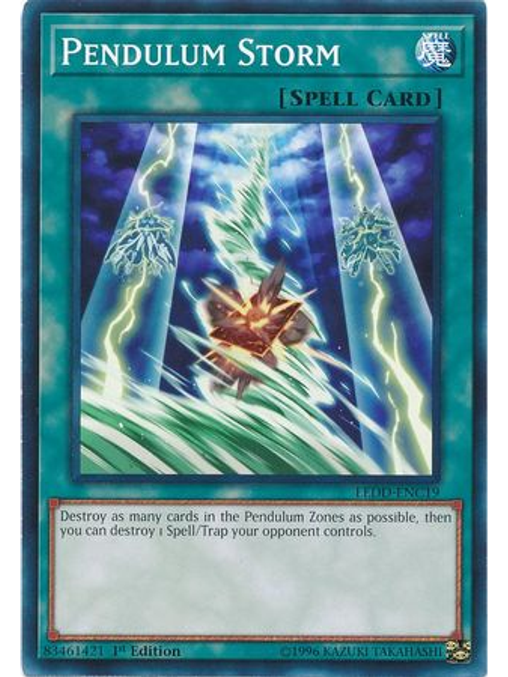 Pendulum Storm - LEDD-ENC19 - Common 1st Edition 1