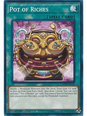 Pot of Riches - LEDD-ENC20 - Common 1st Edition