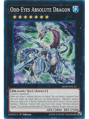 Odd-Eyes Absolute Dragon - LEDD-ENC34 - Common 1st Edition