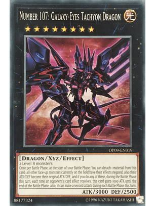 Number 107: Galaxy-Eyes Tachyon Dragon - OP09-EN019 - Common