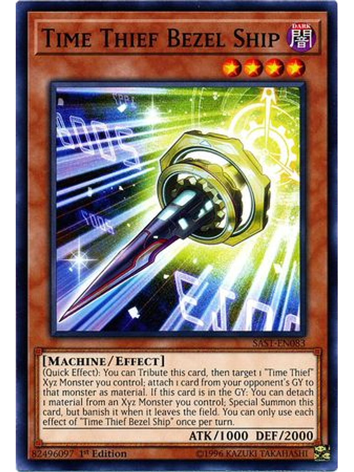 Time Thief Bezel Ship - SAST-EN083 - Common 1st Edition 1