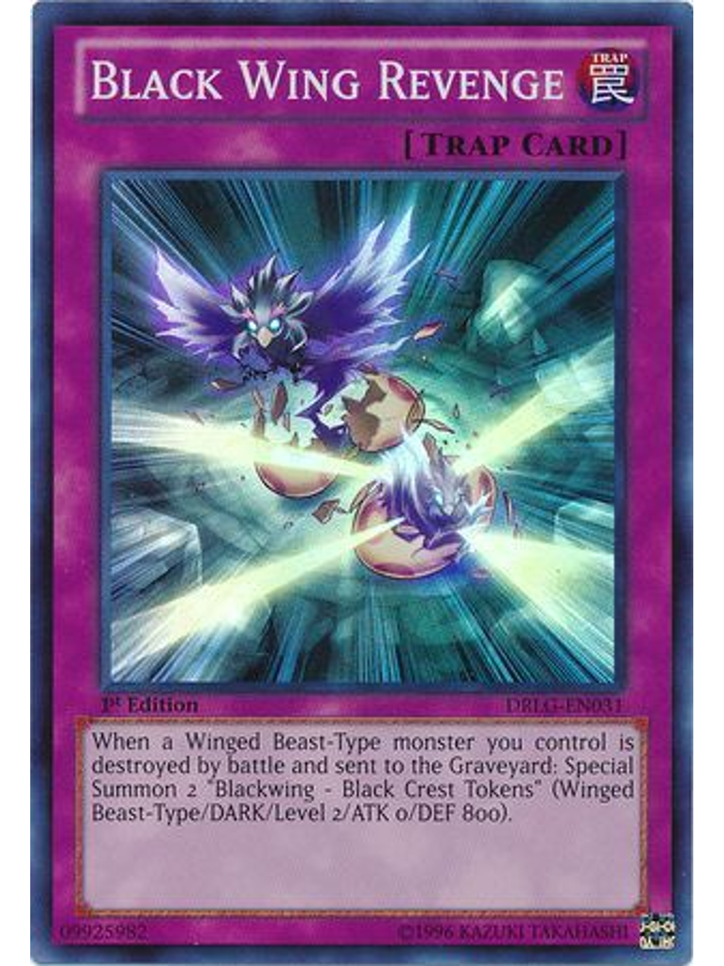 Black Wing Revenge - DRLG-EN031 - Super Rare 1st Edition 1