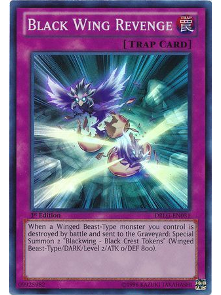 Black Wing Revenge - DRLG-EN031 - Super Rare 1st Edition 1