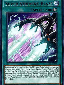 Super Strident Blaze - LED3-EN015 - Rare 1st Edition