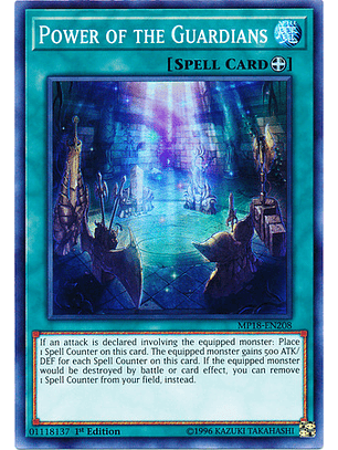 Power of the Guardians - MP18-EN208 - Super Rare 1st Edition
