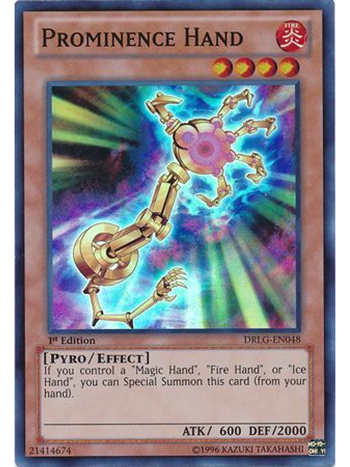 Prominence Hand - DRLG-EN048 - Super Rare 1st Edition 1