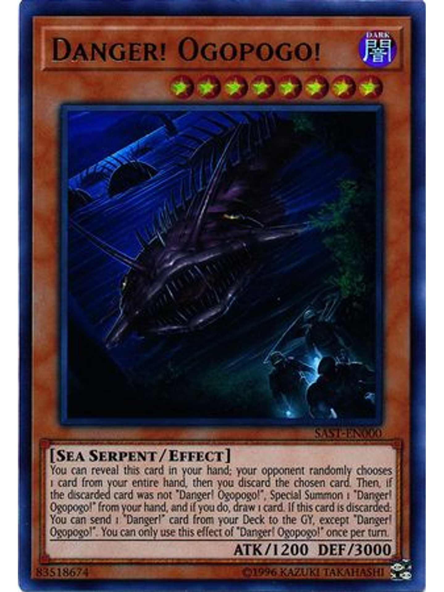 Danger! Ogopogo! - SAST-EN000 - Ultra Rare Unlimited 1