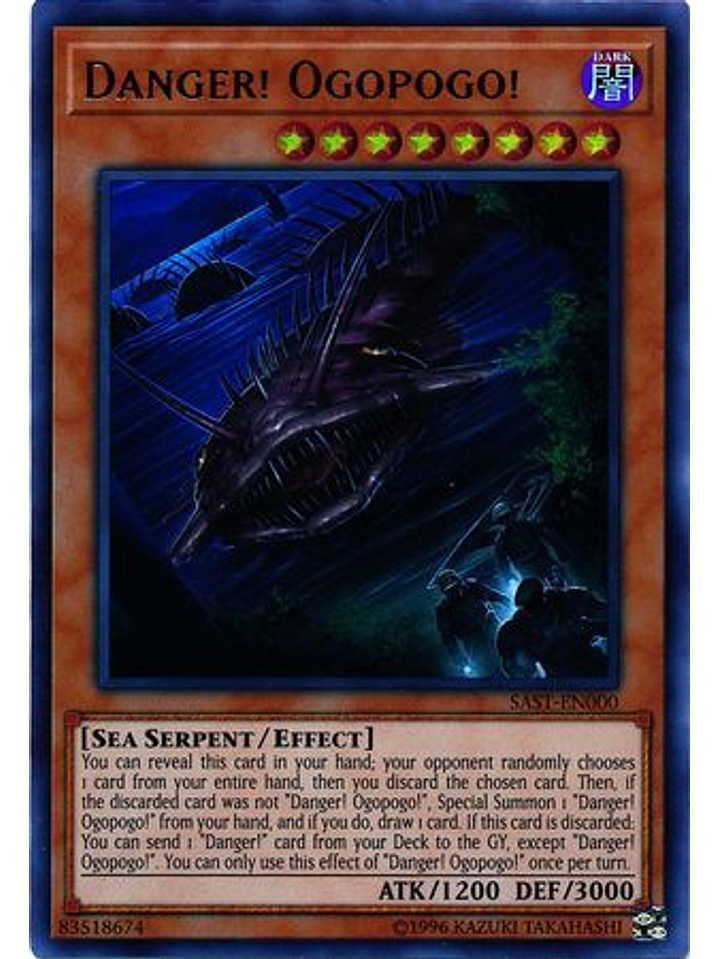 Danger! Ogopogo! - SAST-EN000 - Ultra Rare Unlimited 1