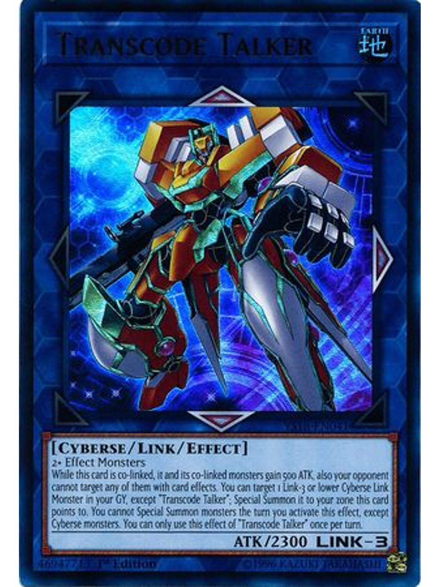 Transcode Talker - YS18-EN041 - Ultra Rare 1st Edition 1