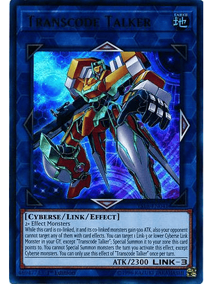 Transcode Talker - YS18-EN041 - Ultra Rare 1st Edition
