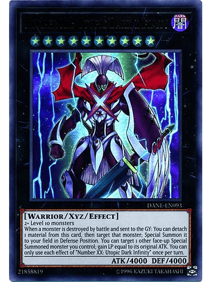 Number XX: Utopic Dark Infinity - DANE-EN093 - Ultra Rare Unlimited