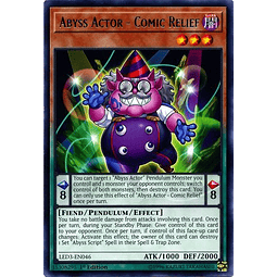 Abyss Actor - Comic Relief - LED3-EN046 - Rare 1st Edition