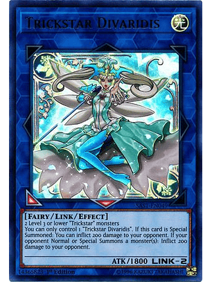Trickstar Divaridis - SAST-EN049 - Ultra Rare 1st Edition