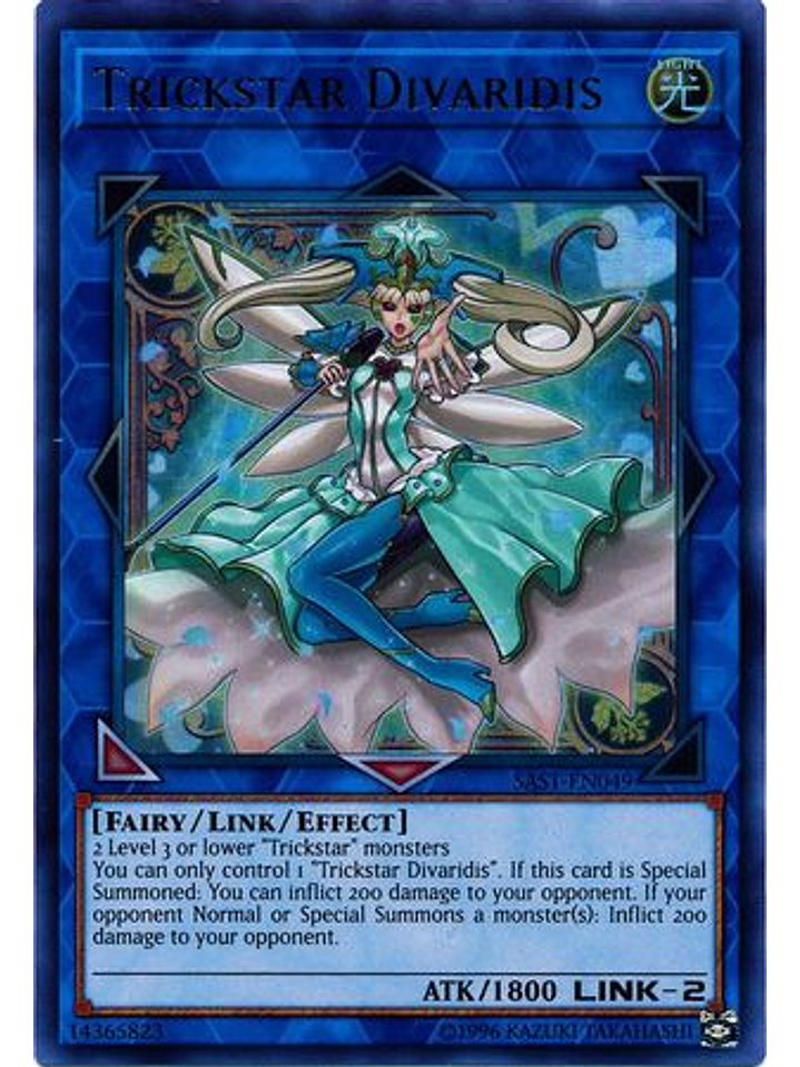 Trickstar Divaridis - SAST-EN049 - Ultra Rare Unlimited 1