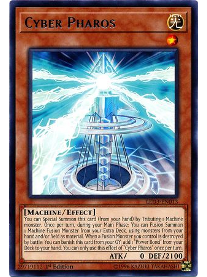 Cyber Pharos - LED3-EN013 - Rare 1st Edition 1