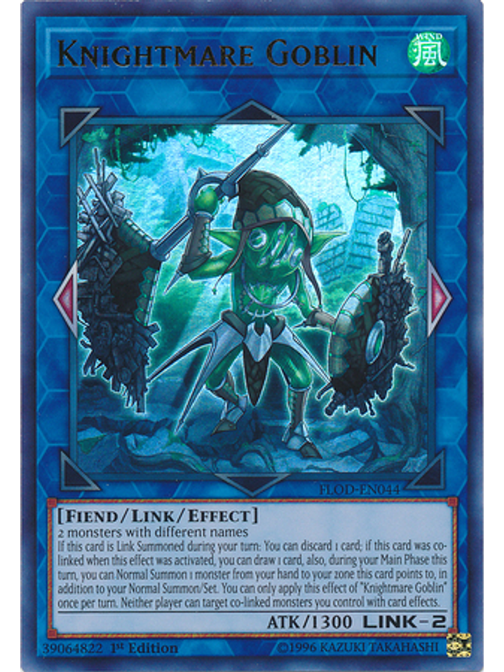 Knightmare Goblin - FLOD-EN044 - Ultra Rare 1st Edition 1