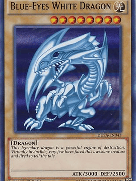 Blue-Eyes White Dragon - DUSA-EN043 - Ultra Rare 1st Edition