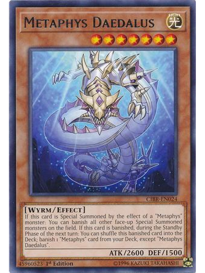 Metaphys Daedalus - CIBR-EN024 - Rare 1st Edition 1