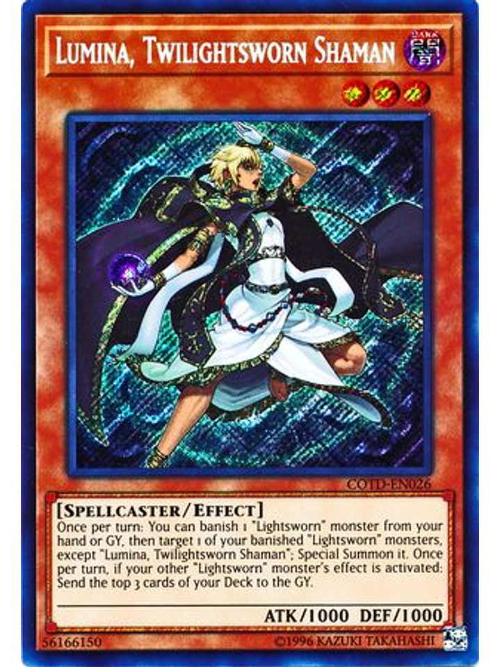 Lumina, Twilightsworn Shaman - COTD-EN026 - Secret Rare Unlimited 1