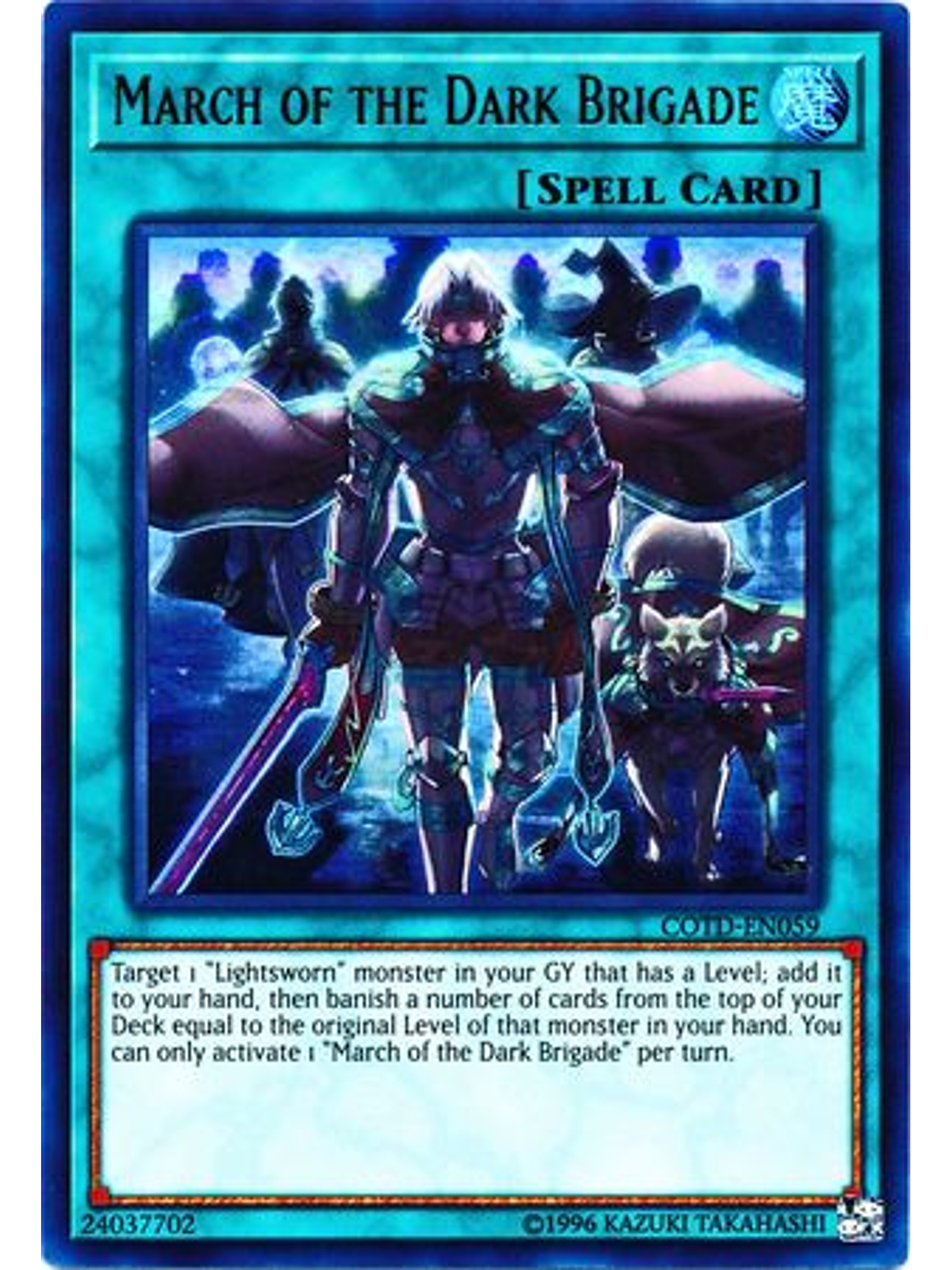 March of the Dark Brigade - COTD-EN059 - Ultra Rare Unlimited 1