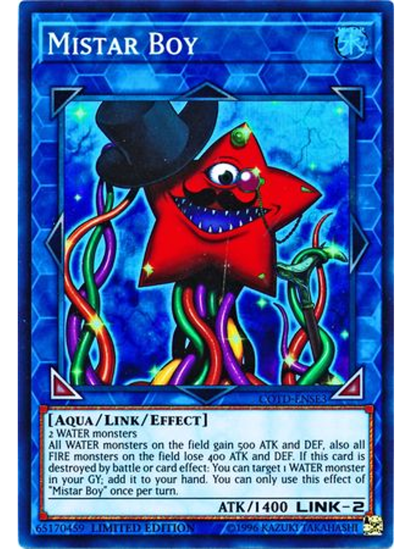 Mistar Boy - COTD-ENSE3 - Super Rare Limited Edition 1