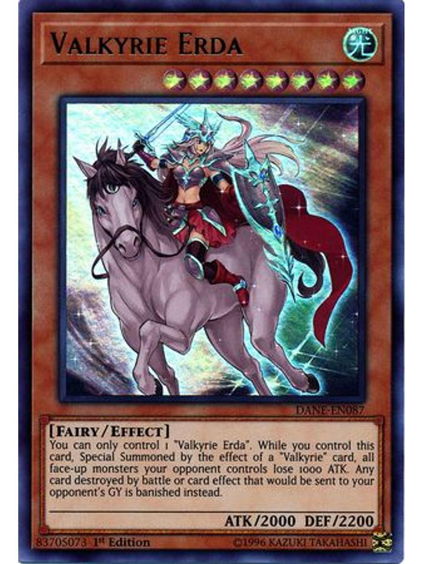 Valkyrie Erda - DANE-EN087 - Ultra Rare 1st Edition 1