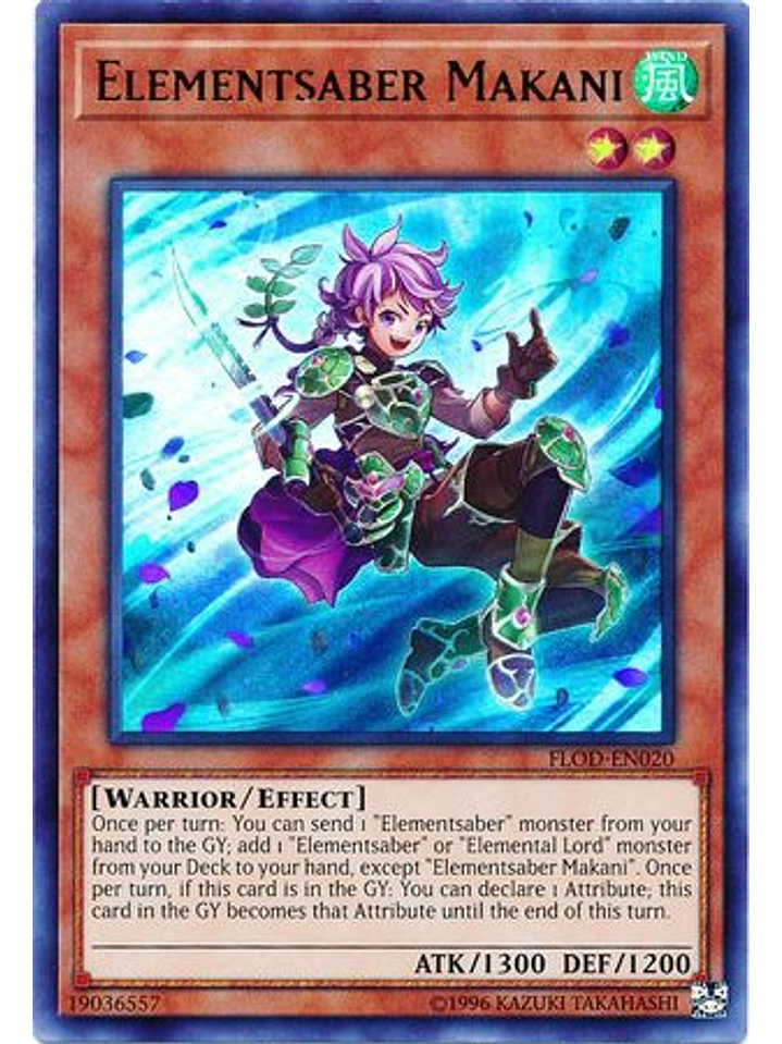 Elementsaber Makani - FLOD-EN020 - Ultra Rare Unlimited 1