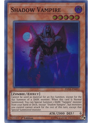 Shadow Vampire - DASA-EN012 - Super Rare 1st Edition