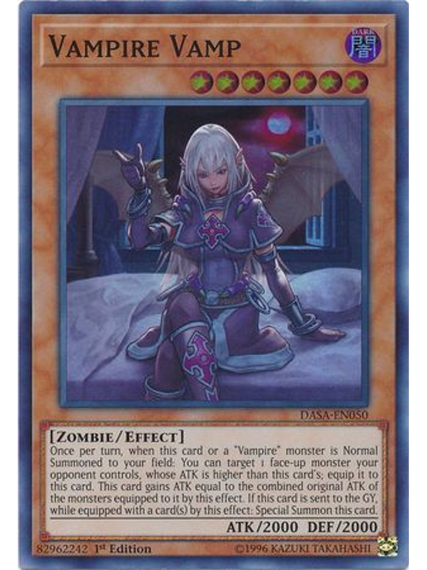 Vampire Vamp - DASA-EN050 - Super Rare 1st Edition 1