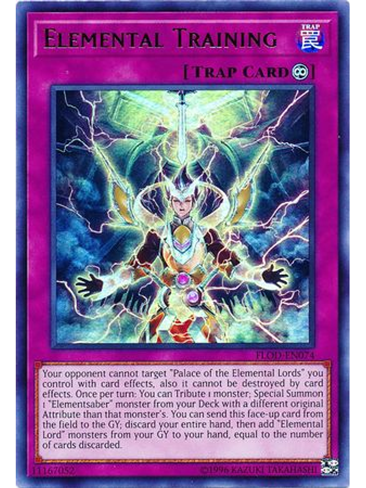 Elemental Training - FLOD-EN074 - Ultra Rare Unlimited 1