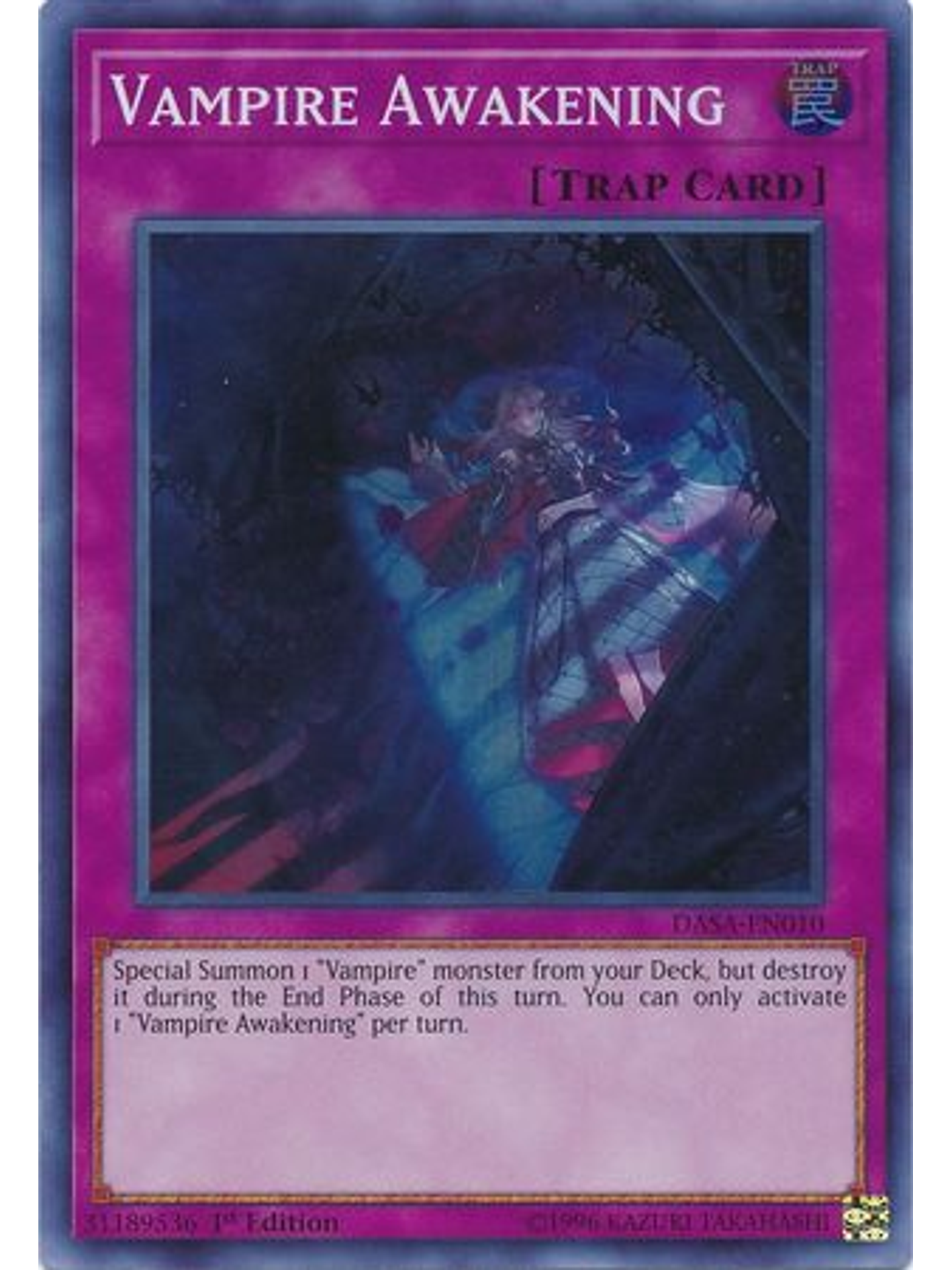 Vampire Awakening - DASA-EN010 - Super Rare 1st Edition 1