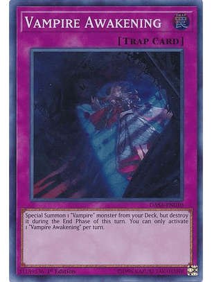 Vampire Awakening - DASA-EN010 - Super Rare 1st Edition