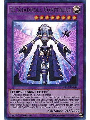 El Shaddoll Construct - MP15-EN094 - Ultra Rare 1st Edition
