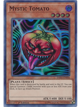 Mystic Tomato - DASA-EN046 - Super Rare 1st Edition