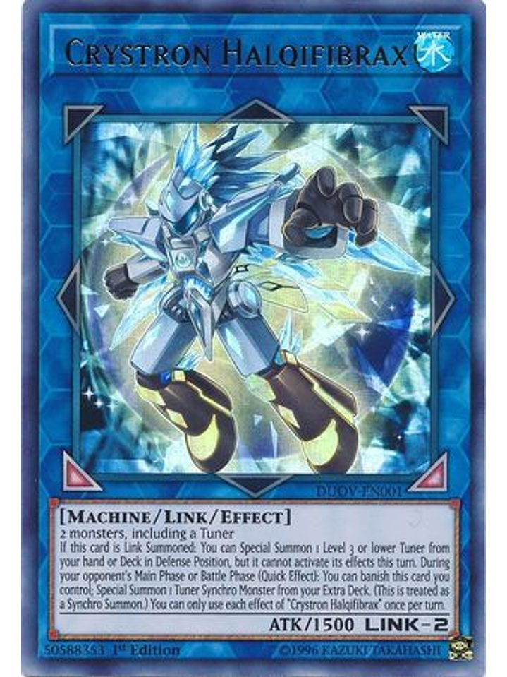 Crystron Halqifibrax - DUOV-EN001 - Ultra Rare 1st Edition 1