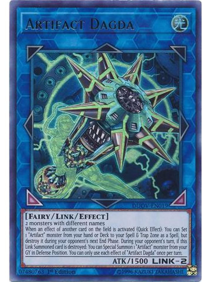 Artifact Dagda - DUOV-EN019 - Ultra Rare 1st Edition 1