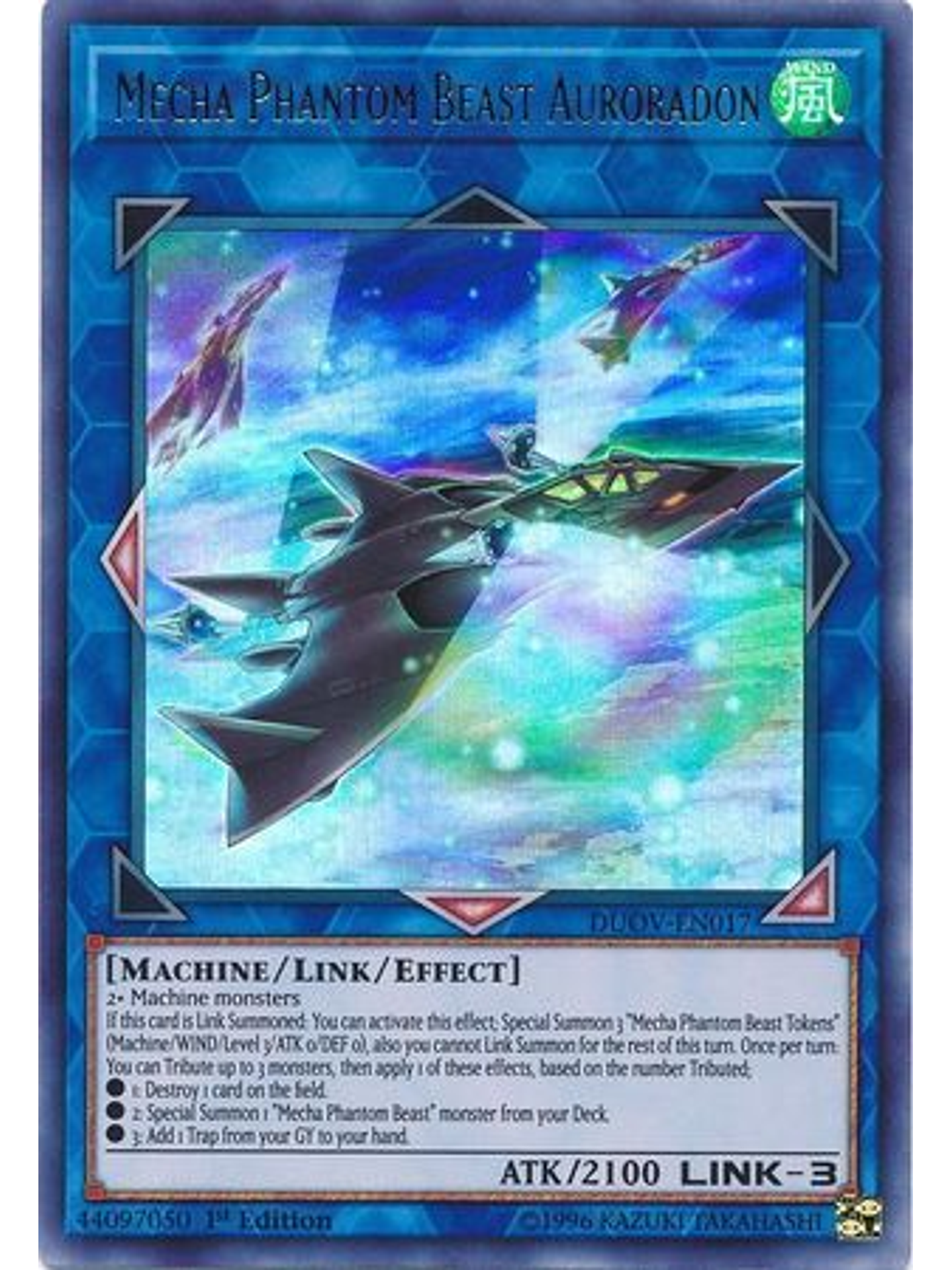 Mecha Phantom Beast Auroradon - DUOV-EN017 - Ultra Rare 1st Edition 1