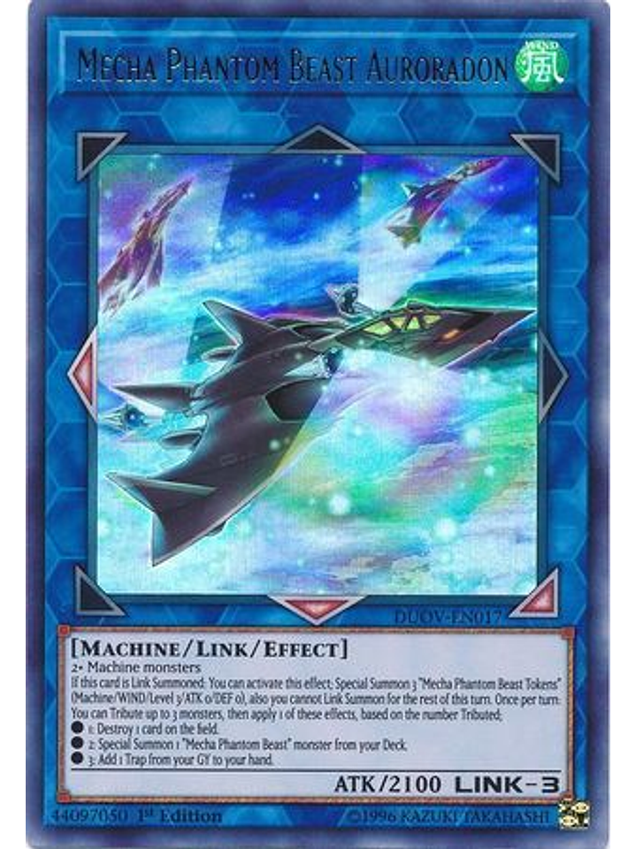 Mecha Phantom Beast Auroradon - DUOV-EN017 - Ultra Rare 1st Edition 1